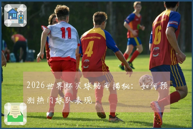 2026世界杯买球赔率揭秘：如何预测热门球队表现